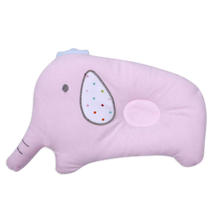 Baby Breathable Elephant Neck Cervical Pillow Anti-head Correction Head Shape Pillow(Red)
