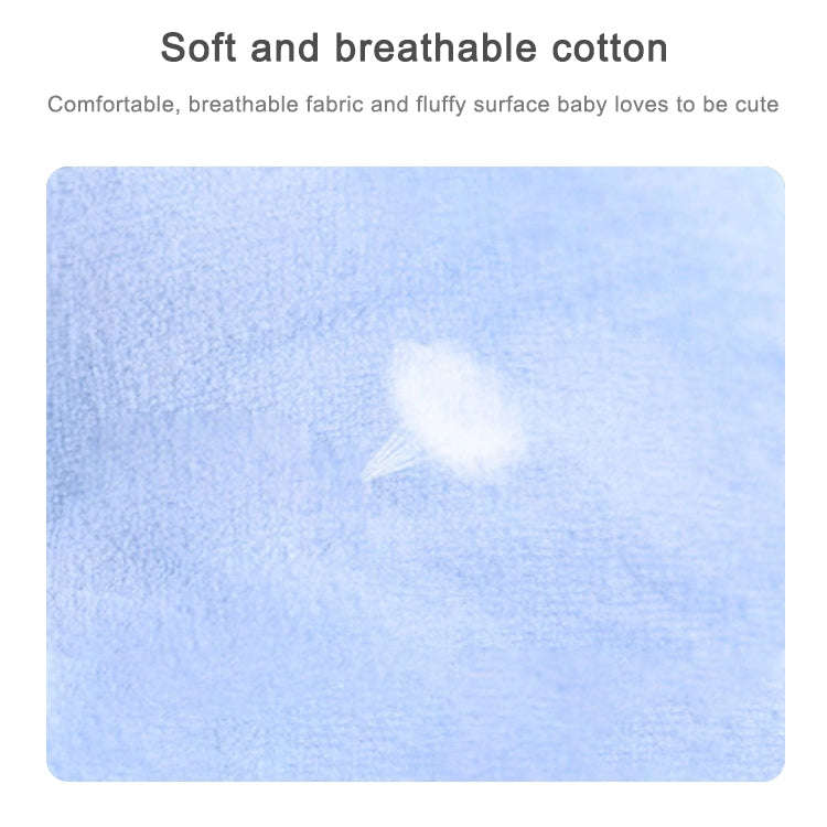 Baby Breathable Elephant Neck Cervical Pillow Anti-head Correction Head Shape Pillow(Blue)