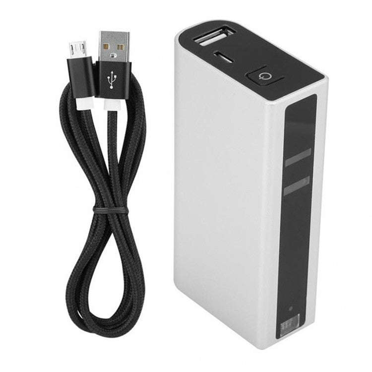 MINI F3 Bluetooth Charging Treasure Laser Virtual Projection 2 in 1 Keyboard(Silver)