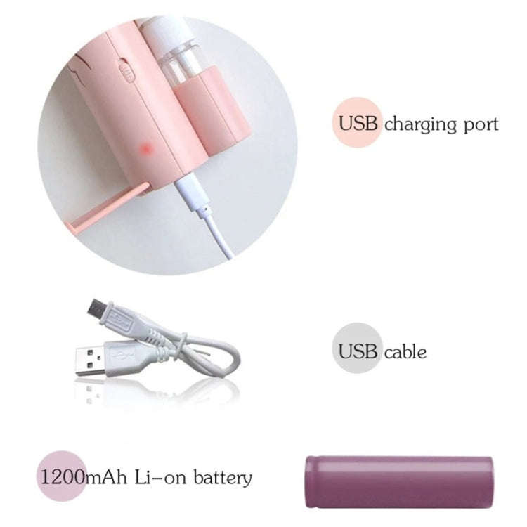 Creative Mobile Phone Bracket Cartoon Spray Mini Fan Portable Usb Fan(Beige)