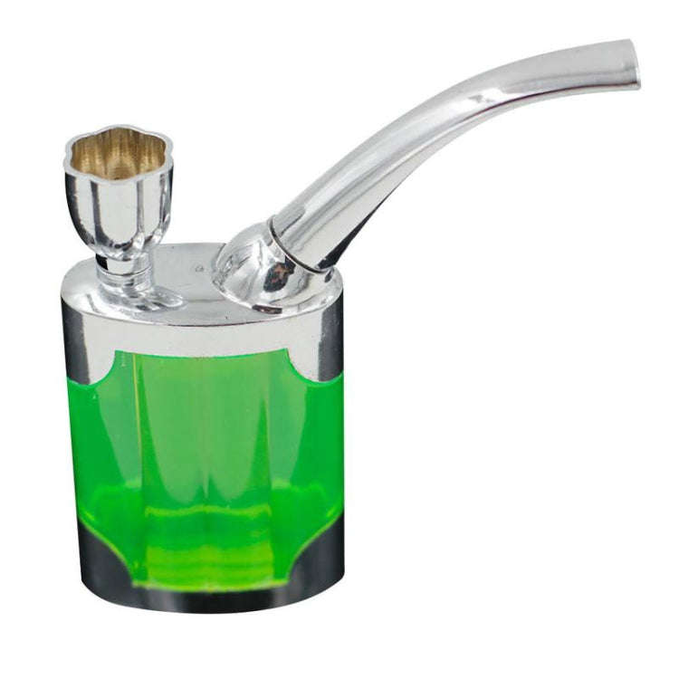 2 PCS Mini Filter Dual-use Hookah Pipe(Agate Green)