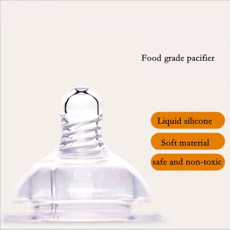 Baby Silicone Glass Bottles Drop-proof and Flatulence-proof Glass Baby Bottle(Style 1 Cyan-blue)