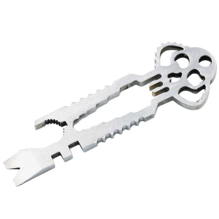 5Pcs 12 in 1 Stainless Steel Multi-function Keychain Bottle Opener Screwdriver Wrench Self-defens...