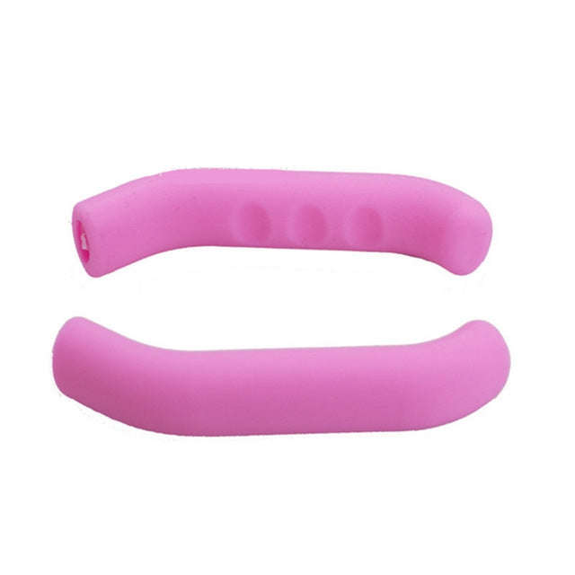 2 PCS For Xiaomi Mijia M365 Electric Scooter Handbrake Non-Slip Silicone Cover(Pink)