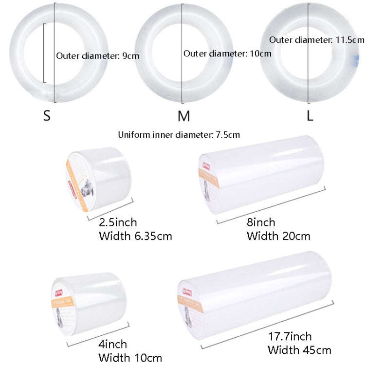 Ctlang B25112 Pet Sofa Protective Tape Cats Anti-Caught Protective Gear Film, Specification: Wide...