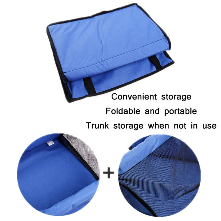 In Car Double-Layer Mesh Thickening Waterproof Pet Bag(Black)