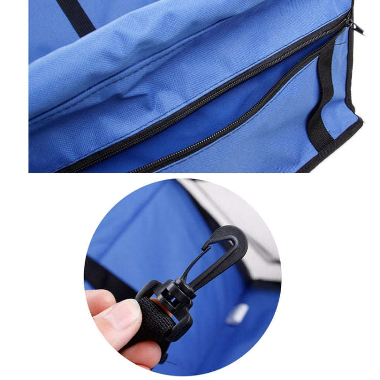 In Car Double-Layer Mesh Thickening Waterproof Pet Bag(Black)