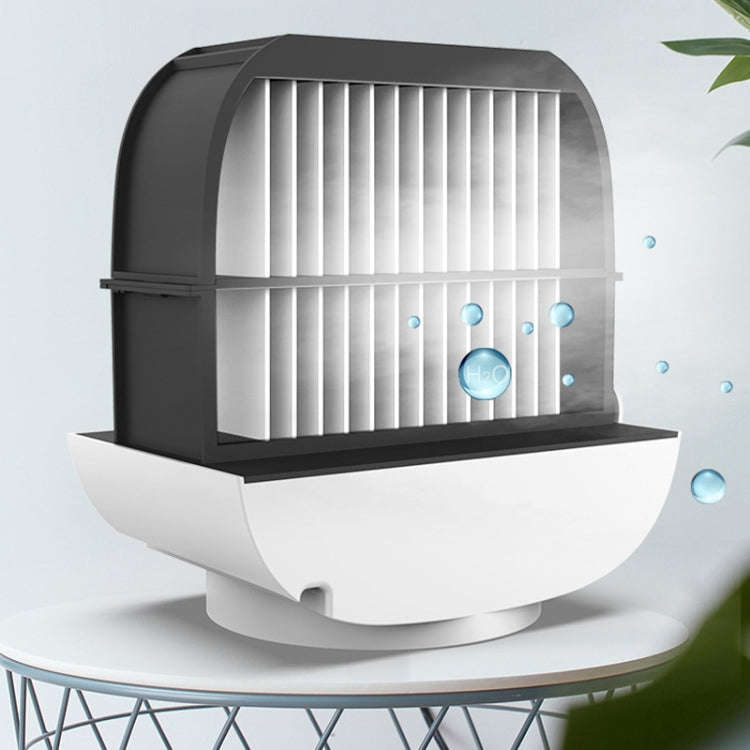 Mini Multifunctional Humidification Aromatherapy Fan Portable Office Home Desktop Air Conditioner...