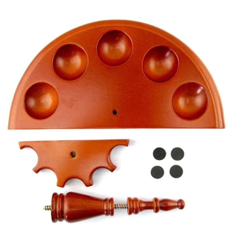 Rosewood Semi-circular Removable Five-seat Pipe Holder
