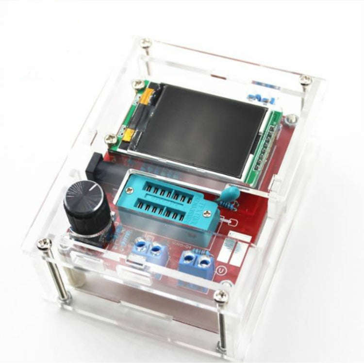 GM328 Transistor Tester Frequency Tester, Style:Black English