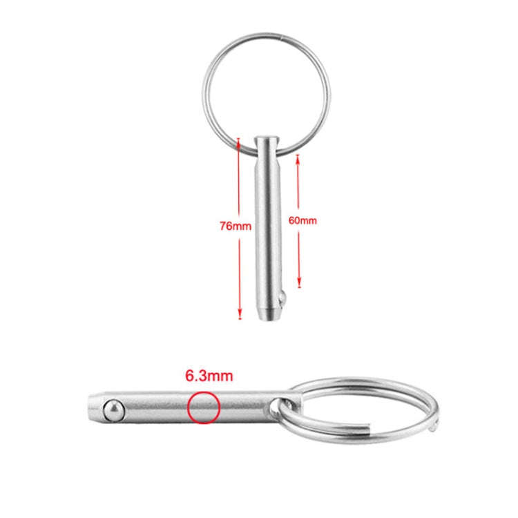 Boat Accessories 316 Stainless Steel Ball Pin Quick Release And Quick Release Safety Pin Spring S...