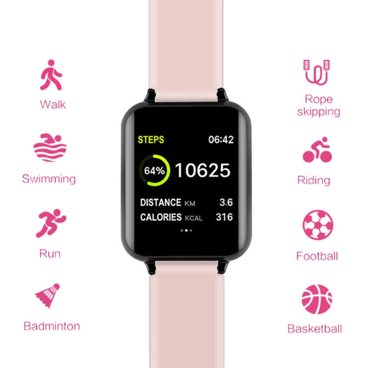 B57 1.3 inch IPS Color Screen Smart Watch IP67 Waterproof,Support Message Reminder / Heart Rate M...