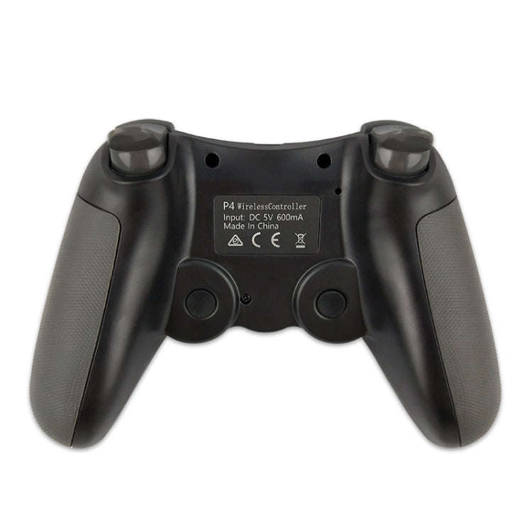 Rubberized Wireless Game Controller Bluetooth Handle for PS4 Host(Orange)
