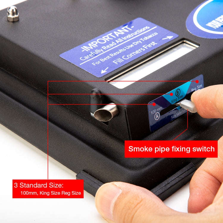 Metal Rolling Tobacco Cigarette Maker Smoking DIY Tool Automatic Cigarette Machine