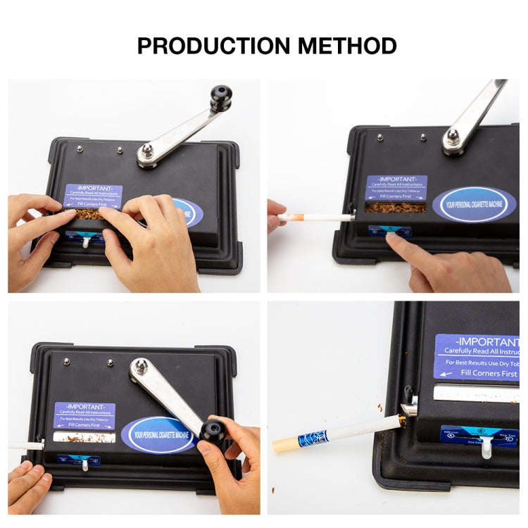 Metal Rolling Tobacco Cigarette Maker Smoking DIY Tool Automatic Cigarette Machine