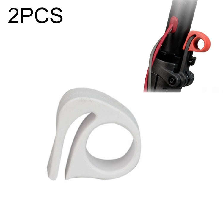 2pcs Scooter Accessories Folding Wrench Protector for Xiaomi M365(White)