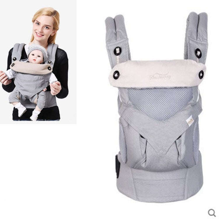 Four Seasons Multifunctional Baby Carrier(Breathable Space Gray)