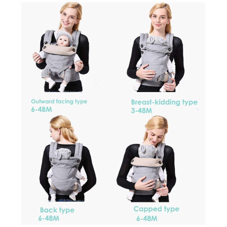 Four Seasons Multifunctional Baby Carrier(Breathable Azure Blue)