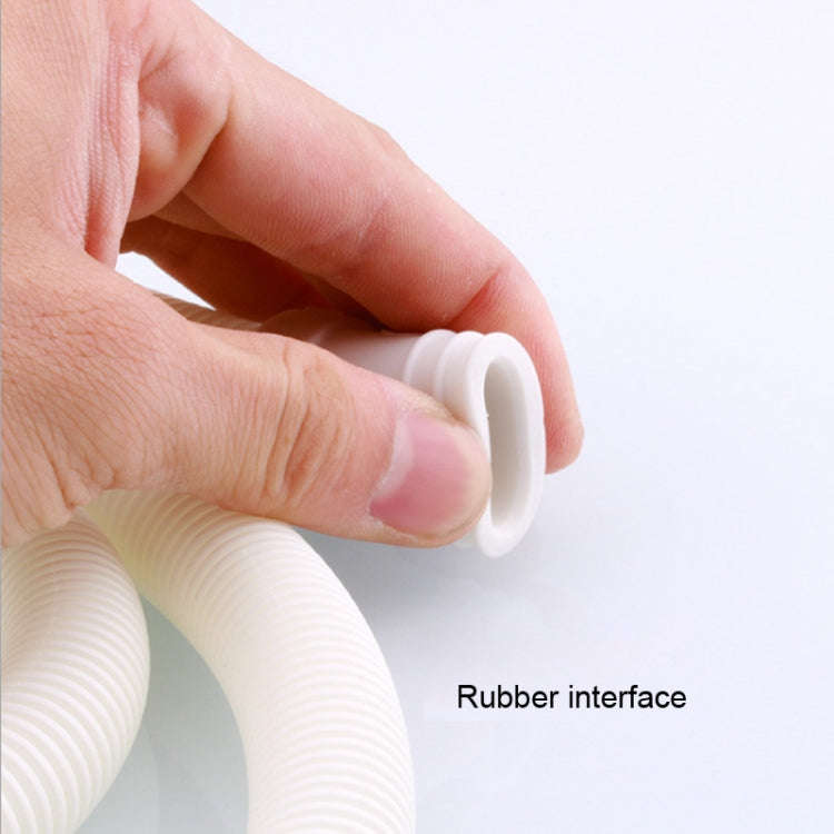 18mm Diameter Plastic Drain Pipe Water Outlet Extension Hose with Clamp for Semi-automatic Washin...
