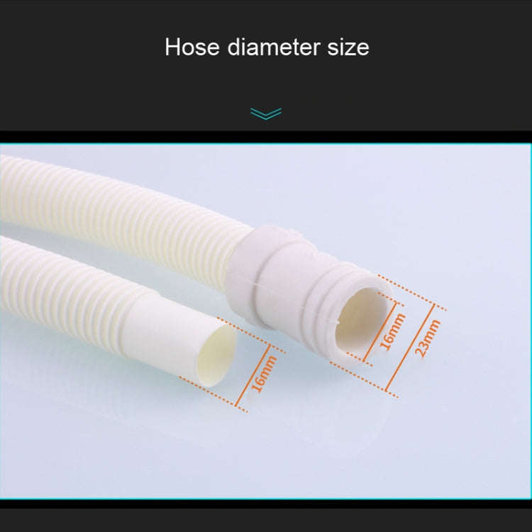 18mm Diameter Plastic Drain Pipe Water Outlet Extension Hose with Clamp for Semi-automatic Washin...