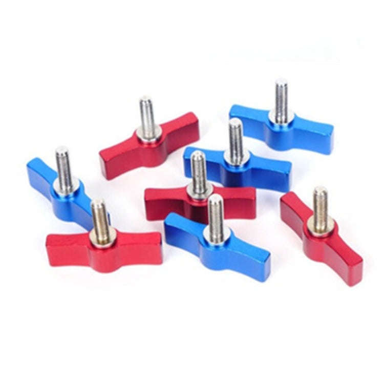 10PCS T-shaped Screw Multi-directional Adjustment Hand Screw Aluminum Alloy Handle Screw, Specifi...