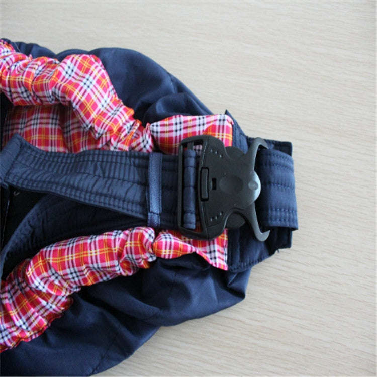 Newborn Baby Cross-body Harness Strap(Big Red Plaid)