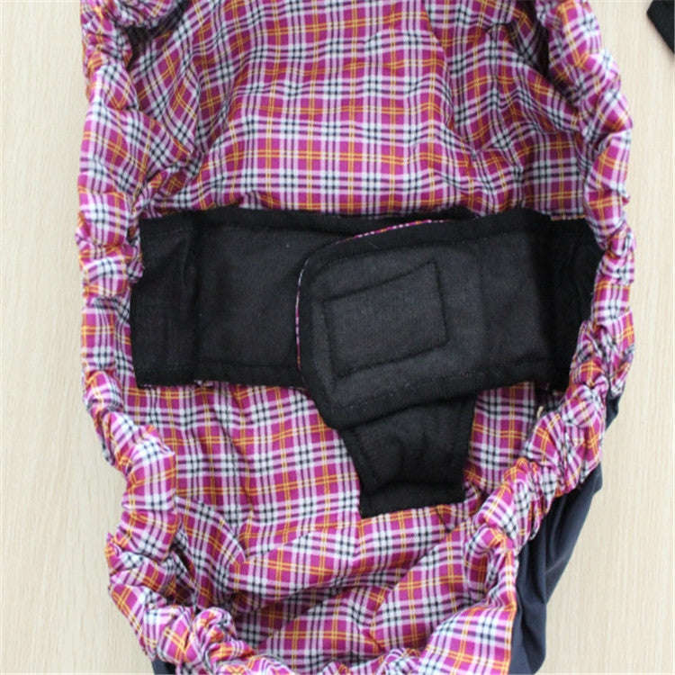 Newborn Baby Cross-body Harness Strap(Blue Plaid)
