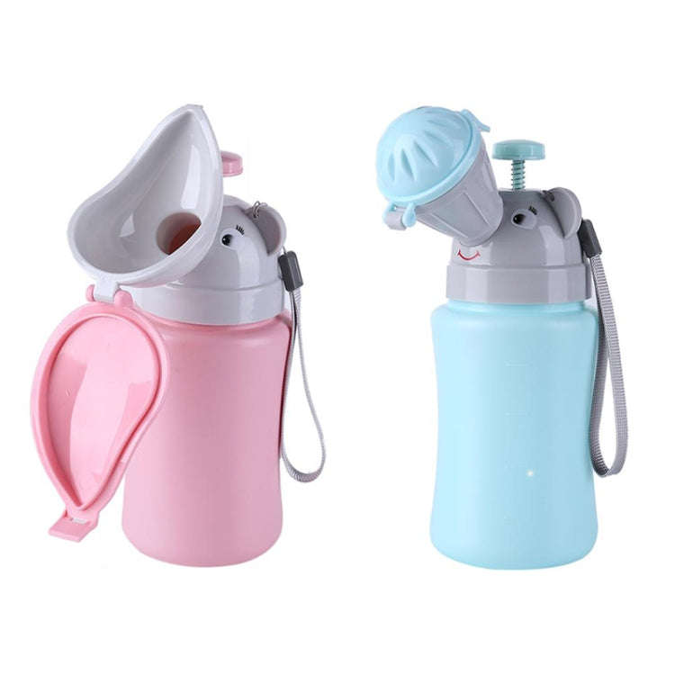 Portable Kids Urinal Car Toilet Reusable Pee Bottle(Blue For Boy)