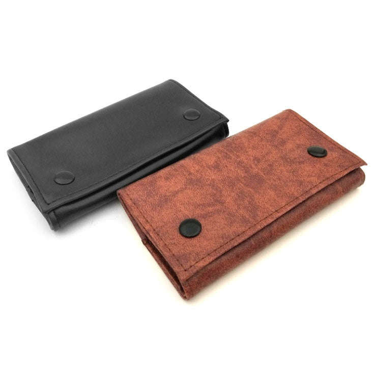 PU Leather Tobacco Portable Storage Bag(Brown)