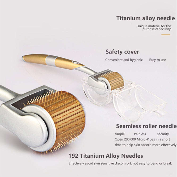 2 PCS ZGTS192 Titanium Alloy Microneedle Facial Repair Nano Roller Instrument, Specification:0.75MM