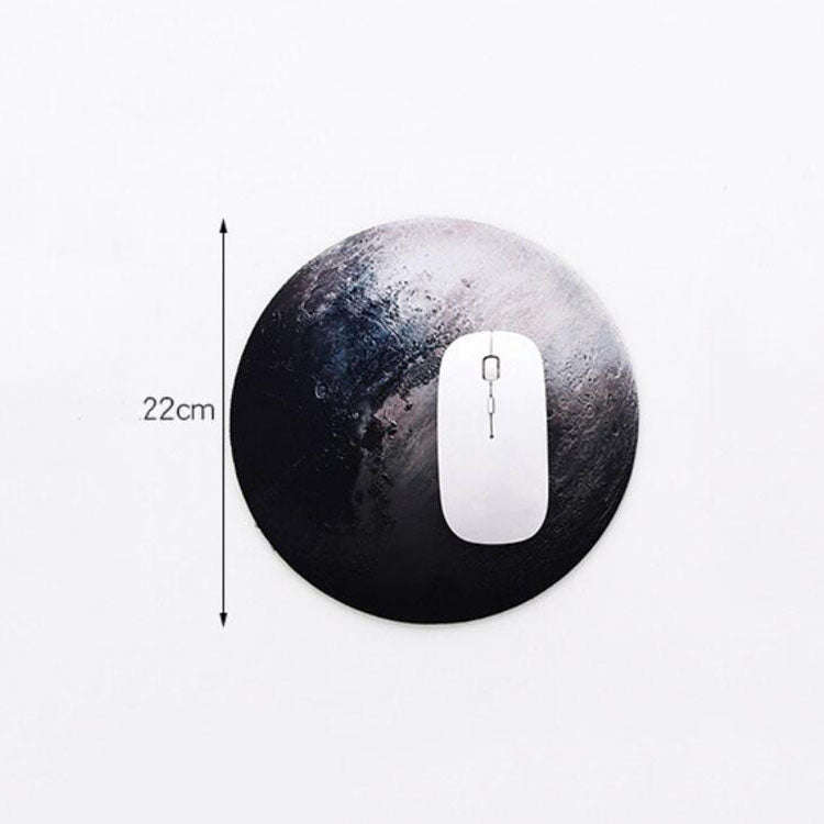 2 PCS 22cm Cute Fruit Series Round Mouse Pad Desk Pad Office Supplies(Watermelon)