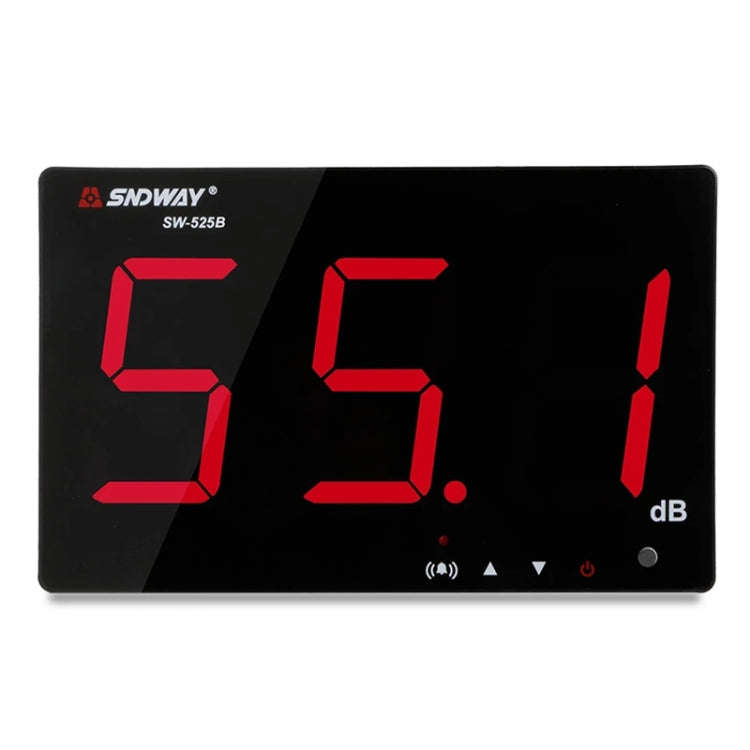 SNDWAY Wall-mounted 30~130dB Large Screen Digital Display Noise Decibel Monitoring Testers, Speci...