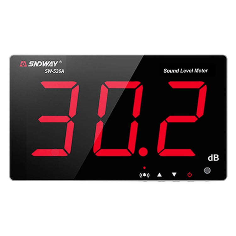 SNDWAY Wall-mounted 30~130dB Large Screen Digital Display Noise Decibel Monitoring Testers, Speci...