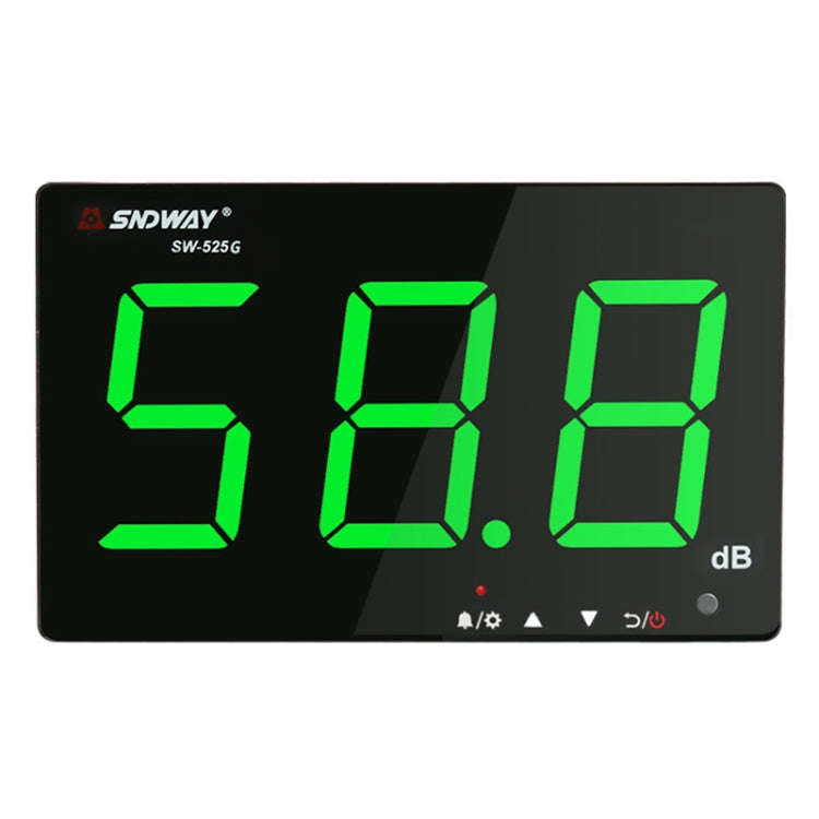 SNDWAY Wall-mounted 30~130dB Large Screen Digital Display Noise Decibel Monitoring Testers, Speci...