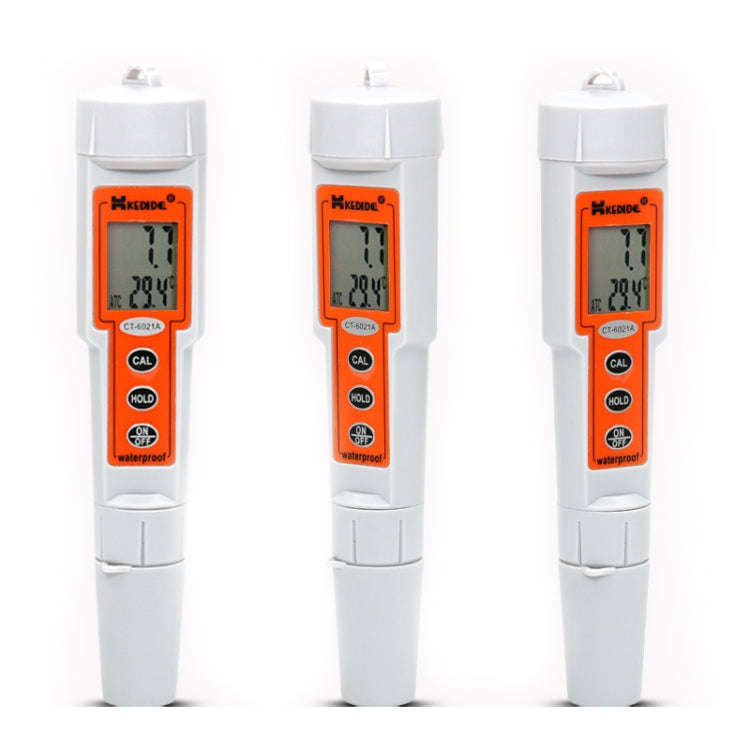 Kedida CT6322 PH Conductivity Temp Meter Portable LCD Digital Water Testing Measurement Pen