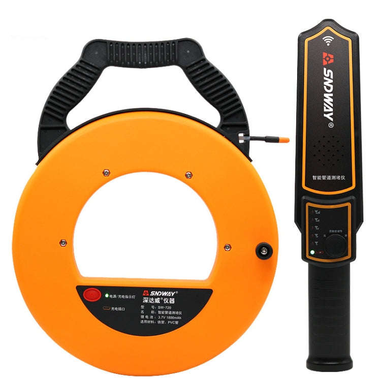 SNDWAY Pipe Scanner Thickness PVC Pipe Blockage Width Measuring Instrument, Specification:SW720 S...