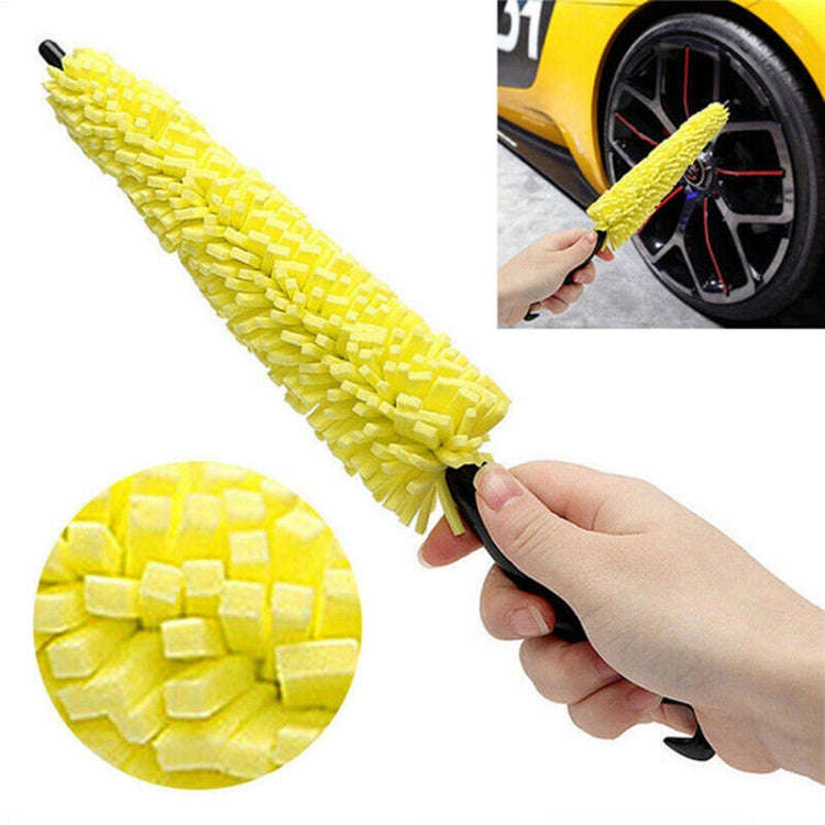 Universal Auto Car Accessories Car Rims Care Tire Wheel Washing Brush Plastic Handle Vehicle Whee...