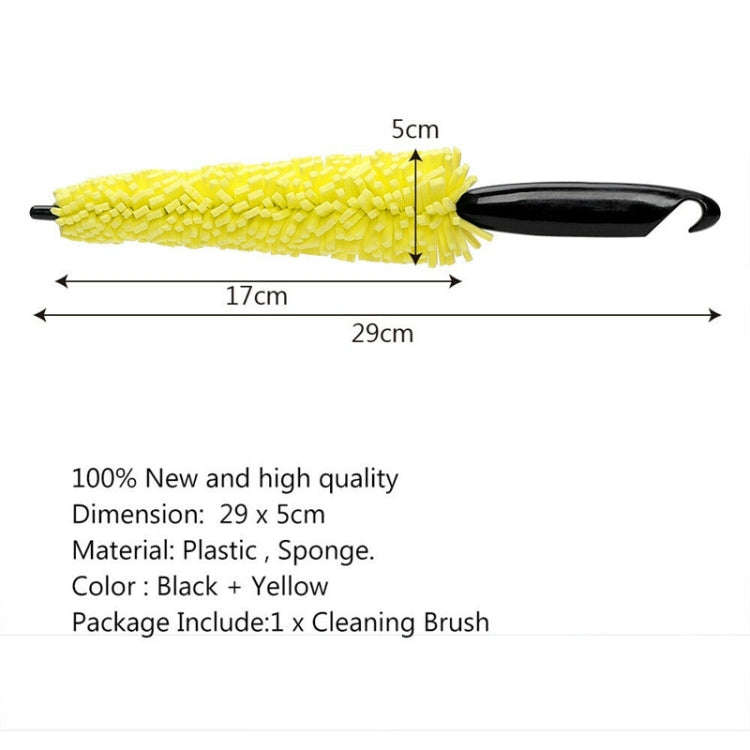 Universal Auto Car Accessories Car Rims Care Tire Wheel Washing Brush Plastic Handle Vehicle Whee...