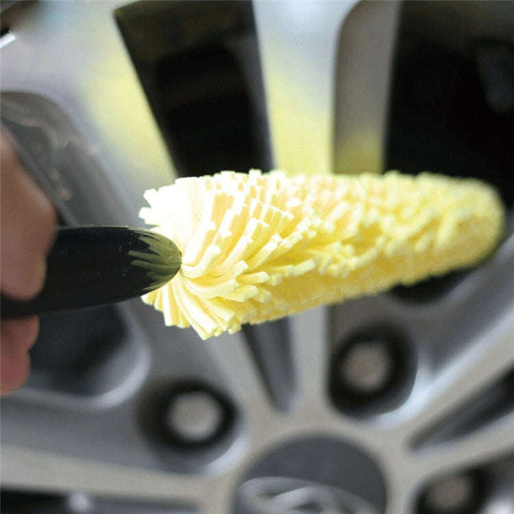 Universal Auto Car Accessories Car Rims Care Tire Wheel Washing Brush Plastic Handle Vehicle Whee...