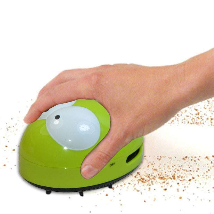Portable Cute Mini Beetle Desktop Keyboard Cleaner(Green)