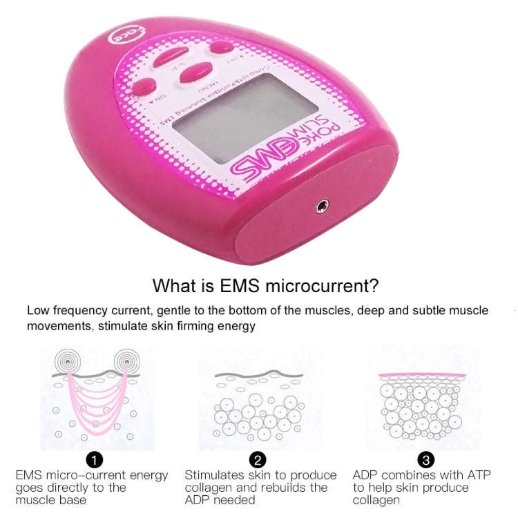 Facial Body Care Electronic Beauty Machine Massager Face Instrument(Red)