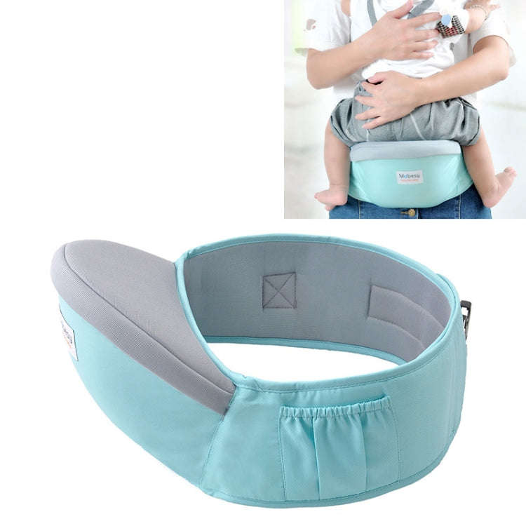Waist belt Baby Carrier Waist Stool Walkers Baby Sling Hold Waist Belt Backpack(Light Blue)