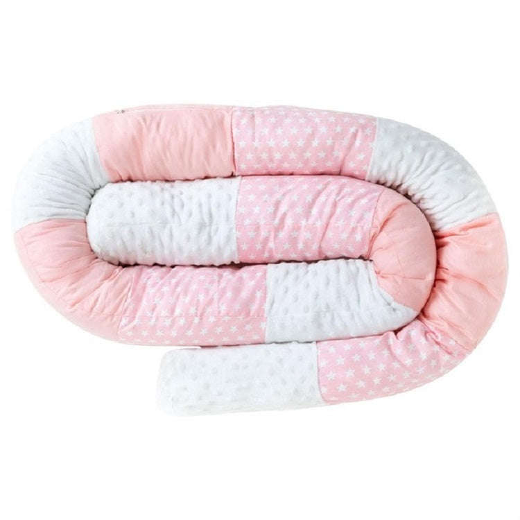 Star Matching Cylindrical Anti Collision Crib Around the Four Seasons Universal(Pink)