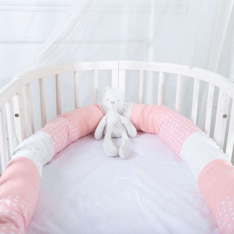 Star Matching Cylindrical Anti Collision Crib Around the Four Seasons Universal(Pink)