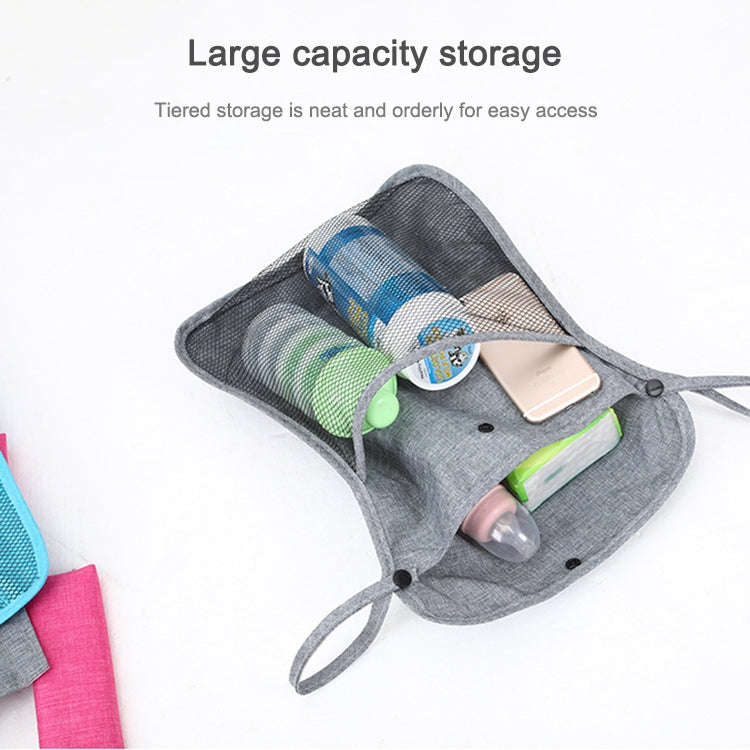 Baby Trolley Net Bag Storage Bag Universal Baby Care(Blue)