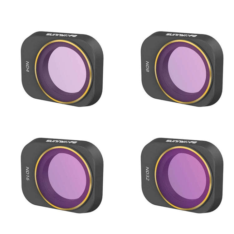 4 PCS / Set ND4+ND8+ND16+ND32 Sunnylife MM3-FI411 For Mini 3 Pro Adjustable Filter