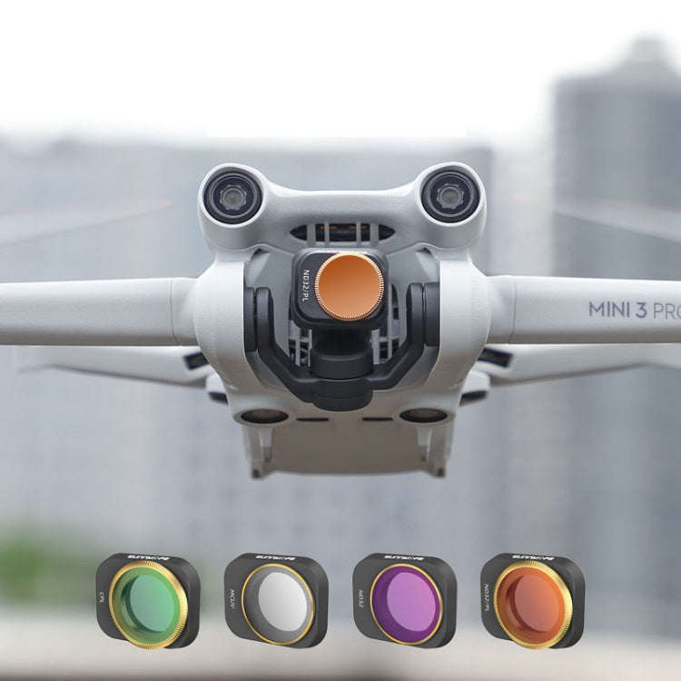 4 PCS / Set ND4+ND8+ND16+ND32 Sunnylife MM3-FI411 For Mini 3 Pro Adjustable Filter