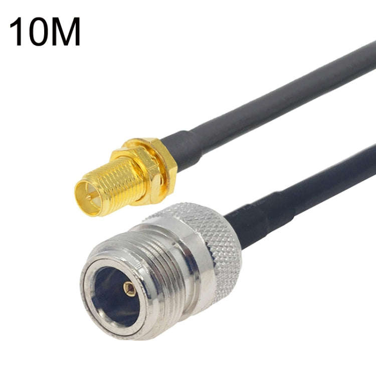 RP-SMA Female to N Female RG58 Coaxial Adapter Cable, Cable Length:10m