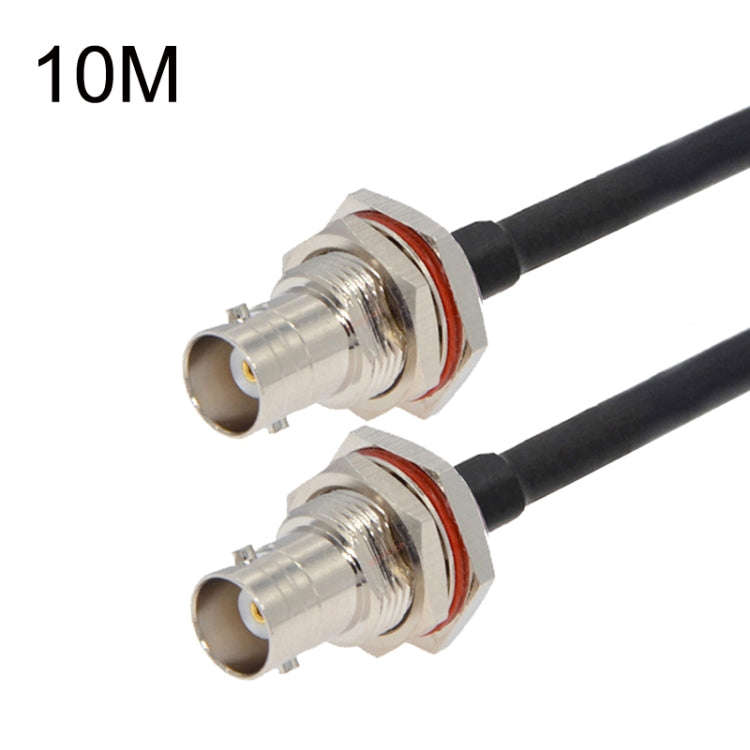 BNC Female To BNC Female RG58 Coaxial Adapter Cable, Cable Length:10m