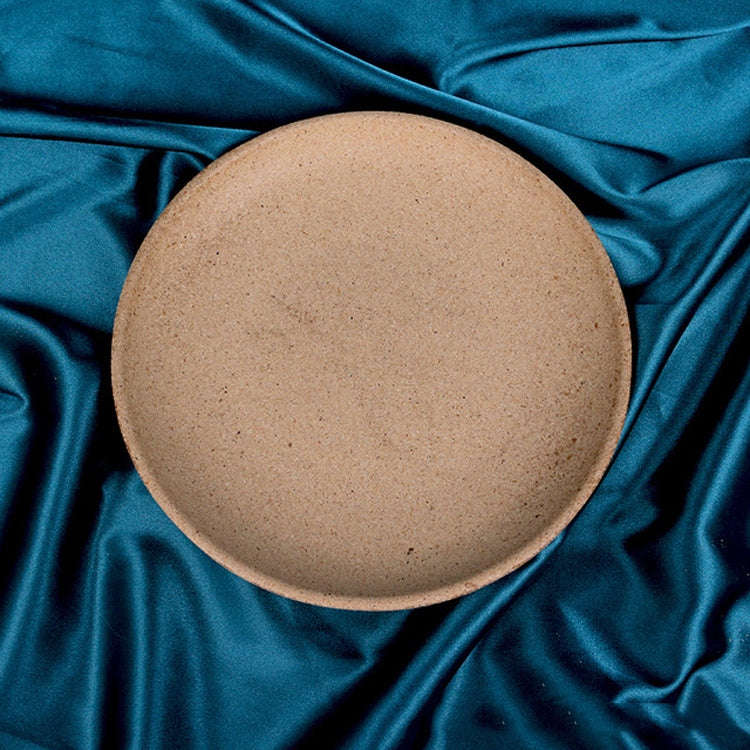 Round  Shape Retro Wooden Jewelry Tray Home Homestay Decorative Ornaments Photo Props